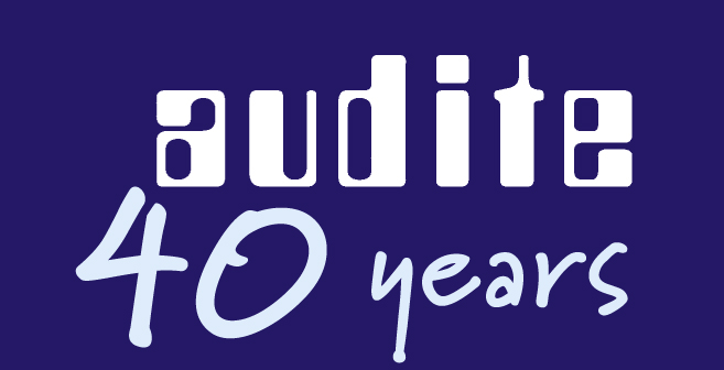Logo audite 40 years