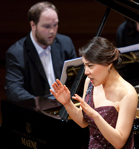 Sumi Hwang lors des demi-finales © Bruno Vessiez