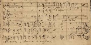 Messe en si autographe